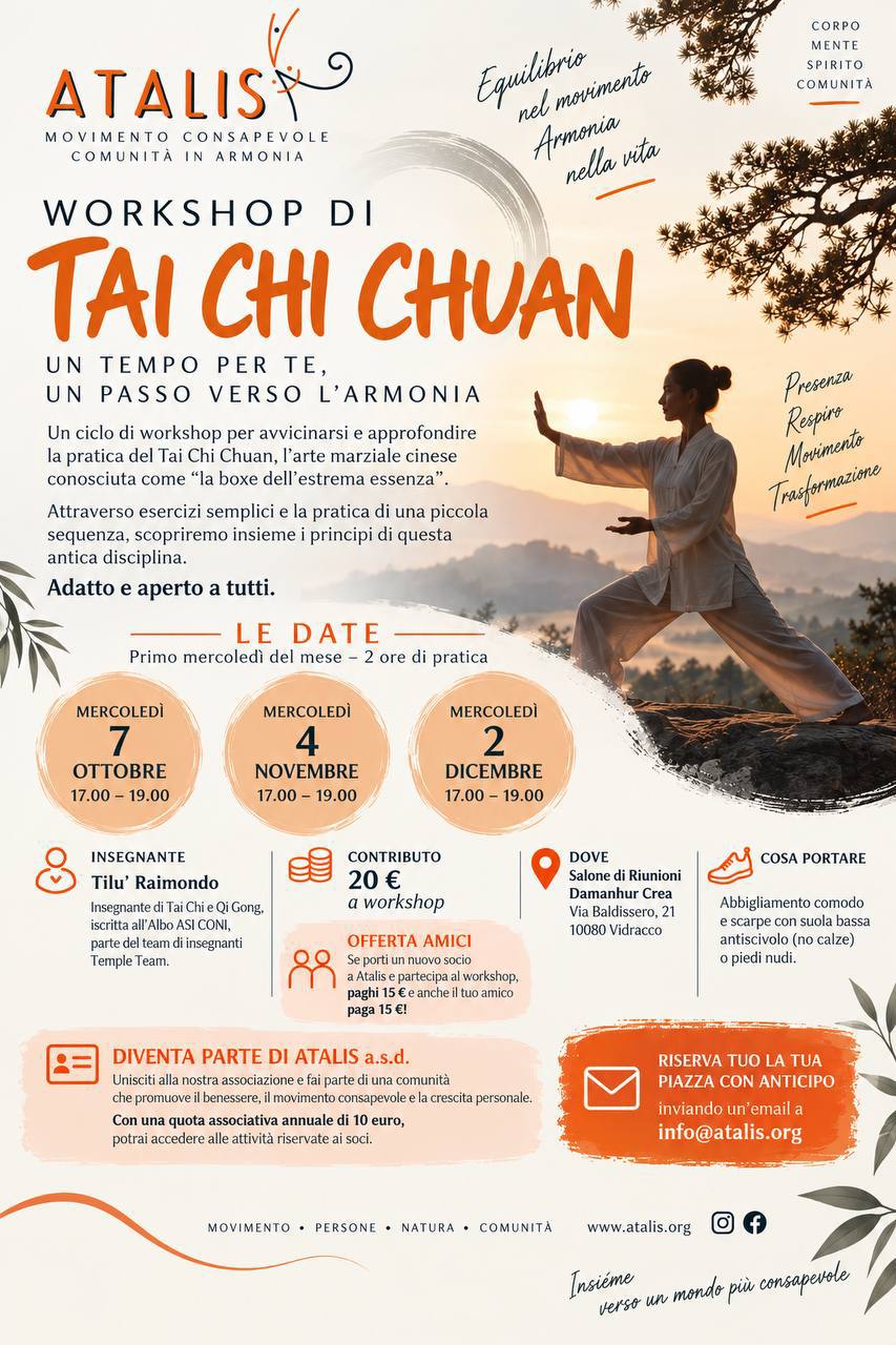 Workshop di Tai Chi Chuan con Tilu